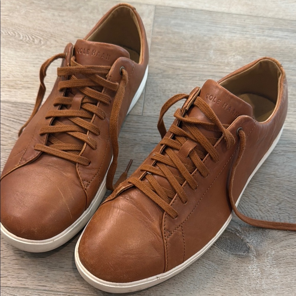 Cole Haan Men’s Brown Leather Sneakers